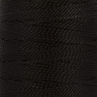 Швейные нитки (полиэстер) 1000D/3   "Gamma"  / "Micron"   обувные   183 м  200 я _ЧЕРНЫЙ