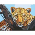 Канва/ткань с рисунком Grafitec серия 10.000 50 см х 40 см 10.501 Взгляд леопарда