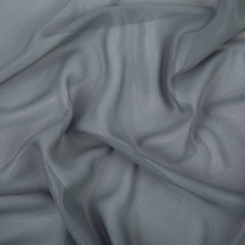 Ткань PC-04   Chiffon   60 г/кв.м ± 5 г/кв.м  147 см ± 2 см  100\% полиэстер №3 серый/серебро