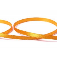 Лента атласная 6 мм ( 1/4 ")  "Gamma"   33 м ± 2 м №120 т-желтый