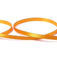 Лента атласная 6 мм ( 1/4 ")  "Gamma"   33 м ± 2 м №120 т-желтый