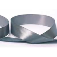 Лента атласная 25 мм ( 1 ")  "Gamma"   33 м ± 2 м №127 серый