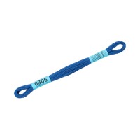 Нитки для вышивания "Gamma"    мулине  ( 0207-0819 )  100\% хлопок   24 x  8 м №0306 васильковый