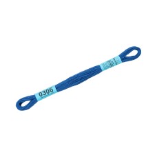 Нитки для вышивания "Gamma"    мулине  ( 0207-0819 )  100\% хлопок   24 x  8 м №0306 васильковый