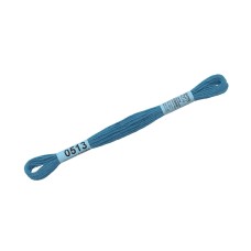 Нитки для вышивания "Gamma"    мулине  ( 0207-0819 )  100\% хлопок   24 x  8 м №0513 синий