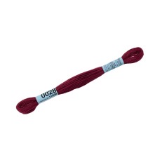 Нитки для вышивания "Gamma"    мулине  ( 0001-0206 )  100\% хлопок   24 x  8 м №0028 бордовый