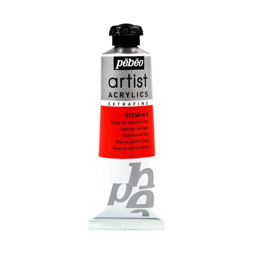Краска акриловая "PEBEO"   Artist Acrylics extra fine №5   37 мл 910-513 кадмий светло-красный