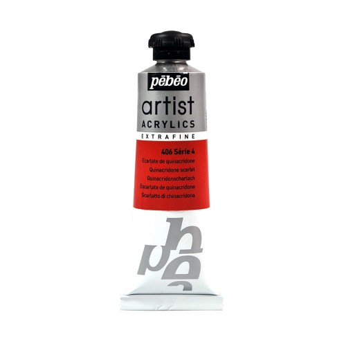 Краска акриловая "PEBEO"   Artist Acrylics extra fine №4   37 мл 909-406 алый хинакридон