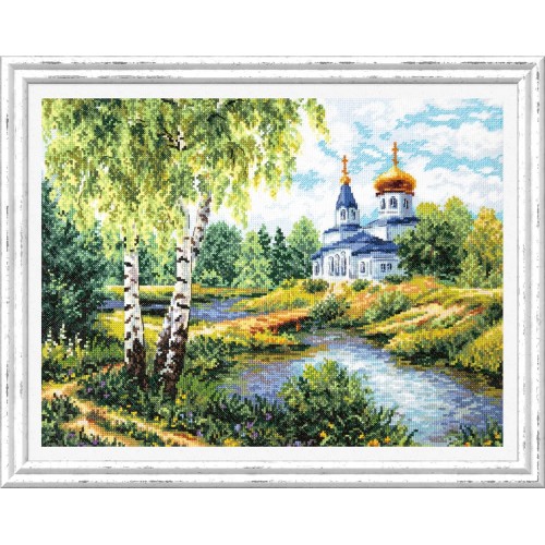 Набор для вышивания "Чудесная Игла" 043-10   "Дорога к храму" 40 х 30 см