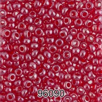 Бисер Чехия круглый 4   10/0   2.3 мм  500 г 96090 (Ф156) красный