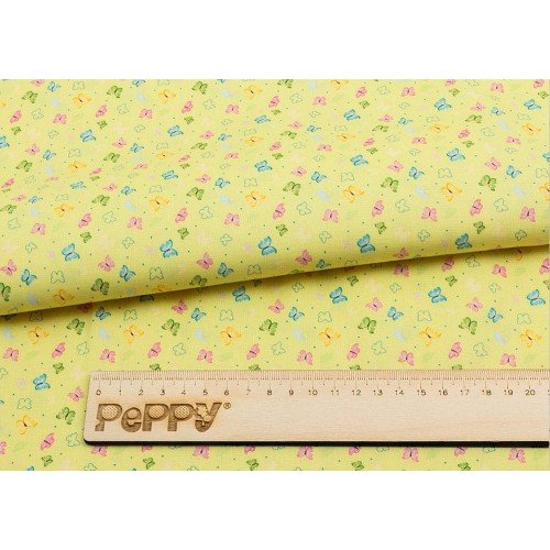 Ткань для пэчворка PEPPY   НЕЖНАЯ ИСТОРИЯ   ФАСОВКА   50 x 55 см  146 г/кв.м ± 5   100\% хлопок НИ-03 желтый
