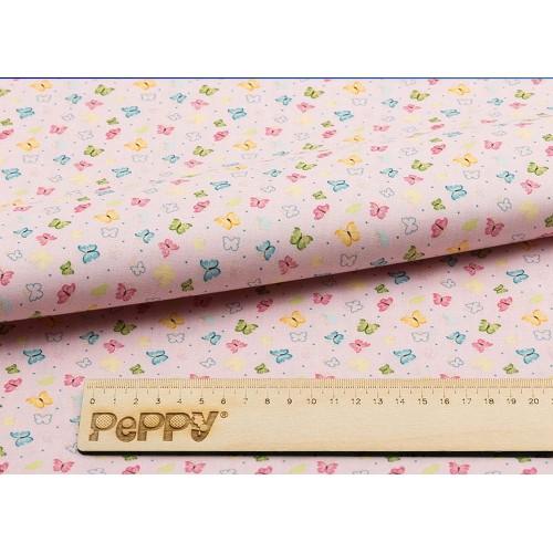 Ткань для пэчворка PEPPY   НЕЖНАЯ ИСТОРИЯ   ФАСОВКА   50 x 55 см  146 г/кв.м ± 5   100\% хлопок НИ-05 розовый