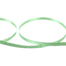 Лента атласная 3 мм ( 1/8 ")  "Gamma"   AL-3P   двухстор.   91.4 м №056 серо-зеленый