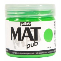Краска акриловая "PEBEO"   экстра матовая Mat Pub №1   140 мл 256015 светло-зеленый
