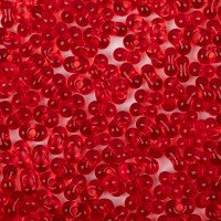Бисер Чехия FARFALLE   321-90001   2 x 4 мм  50 г 90070 красный
