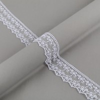 Кружево "Gamma"   "сетка"   50 мм  GKM-5001M   в рулоне   10 м ± 0.2   Турция TL001WH белый