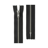 Молния Металл никель ZIP 3N   однозамковая   20 см Тип 3   10 шт  неразъёмная   "Gamma"  ЧЕРНЫЙ №310
