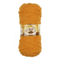 Пряжа ADELIA "MIMI"   100\% полиэстер   5 шт. х  100 г  80 м ± 4 м №16 оранжевый