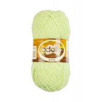 Пряжа ADELIA "KISS"   100\% полиэстер   10 шт. х  50 г  145 м ± 7 м №12 салатовый