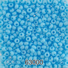 Бисер Чехия круглый 2   10/0   2.3 мм  500 г 63000(Ф179) св.голубой