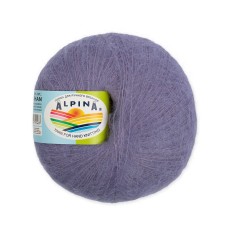 Пряжа ALPINA "MEGHAN"   73\% кид мохер, 27\% нейлон   4 шт. х  50 г  390 м ± 10 м №06 св.фиолетовый