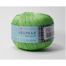 Пряжа Пехорская ПТ "Ажурная"   100\% мерсеризованный хлопок   10 шт. х  50 г  280 м №065 экзотика