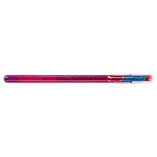"Pentel"   Ручка гелевая Hybrid Dual Metallic,  d 1 мм K110-DCPX цвет чернил: голубой цвет чернил: розовый