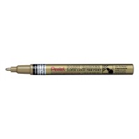 "Pentel"   Маркер перманентный Paint   2.9 мм   пулевидный   12 шт. MSP10-X золото лаковый