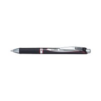 "Pentel"   Ручка гелевая автоматическая c перманентными чернилами  Energel Permanent  d 0.7 мм  12 шт. BLP77-BX цвет чернил: красный