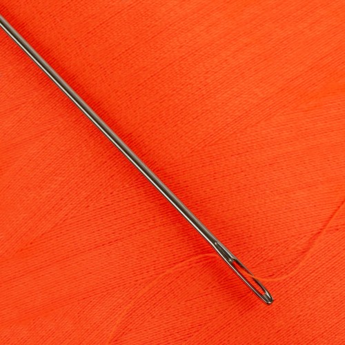 Швейные нитки (полиэстер) 40/2   "Nitka"  ( 401-502 )  4570 м №502 люминисцентно-оранжевый