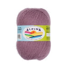 Пряжа ALPINA "WHITE RABBIT"   55\% пух кролика, 45\% нейлон   10 шт. х  50 г  300 м ± 15 м №271 античная роза