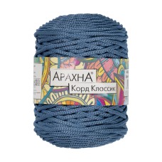 Пряжа ARACHNA "Cord Classic"   100\% полиэфир   3 шт. х  200 г ± 10 г  100 м ± 5 м №18 серо-голубой