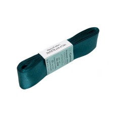 Лента атласная 25 мм ( 1 ")  "Gamma"   AL-25P   ФАСОВКА   5 x  5.4 м №527L(18-4728) т.зеленый