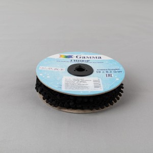 Гипюр "Gamma"   16 мм  GGM-1602   в рулоне   10 м ± 0.2 GP002BL черный