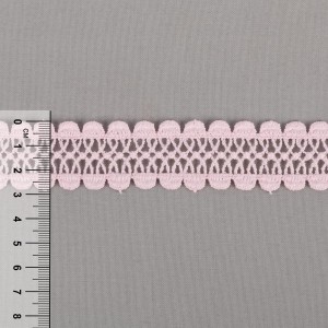 Гипюр "Gamma"   28 мм  GGM-2803   в рулоне   10 м ± 0.2 GP008PI розовый