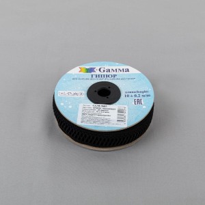 Гипюр "Gamma"   26 мм  GGM-2603   в рулоне   10 м ± 0.2 GP002BL черный