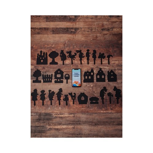 Игра настольная "Театр теней Истории Гарри"   "Русские народные сказки"   TT-010320 TT-010320