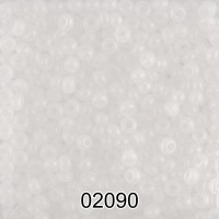 Бисер Чехия круглый 2   10/0   2.3 мм  500 г 02090 (Ф089) белый