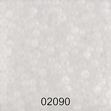 Бисер Чехия круглый 2   10/0   2.3 мм  500 г 02090 (Ф089) белый