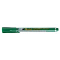 "Pentel"   Маркер перманентный Fine Point   1,6 мм   пулевидный   12 шт. NF450-D зеленый