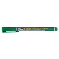 "Pentel"   Маркер перманентный Fine Point   1,6 мм   пулевидный   12 шт. NF450-D зеленый