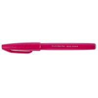 "Pentel"   Фломастер-кисть Brush Sign Pen   2,0 мм   кисть SES15C-B2X бордовый