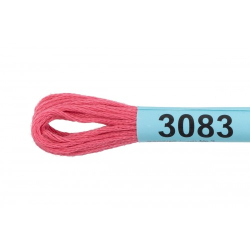 Нитки для вышивания "Gamma"    мулине  ( 3071-3172 )  100\% хлопок   24 x  8 м №3083 т.т.розовый
