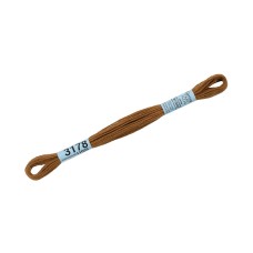 Нитки для вышивания "Gamma"    мулине  ( 3173-6115 )  100\% хлопок   24 x  8 м №3178 т.горчичный