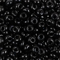 Бисер Чехия DROPS   02/0   311-11001   6 мм  50 г 23980 черный
