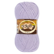 Пряжа ADELIA "LIRA"   100\% акрил   10 шт. х  50 г  200 м ± 5 м №09 св.сиреневый