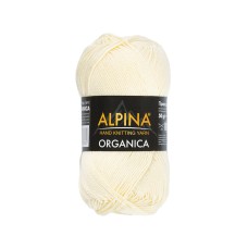 Пряжа ALPINA "ORGANICA"   80\% хлопок, 20\% лён   10 шт. х  50 г  170 м ± 8 м №09 св.желтый