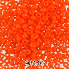 Бисер Чехия круглый 3   10/0   2.3 мм  500 г 93140 (Ф136) яр.оранжевый