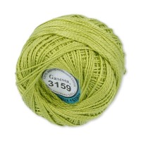 Пряжа "Gamma"   Ирис   100\% хлопок   10 шт. х  10 г  82 м ± 3 м №3159 яр.салатовый