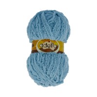 Пряжа ADELIA "SOFIA"   100\% полиэстер   10 шт. х  50 г  90 м ± 6 м №23 голубой